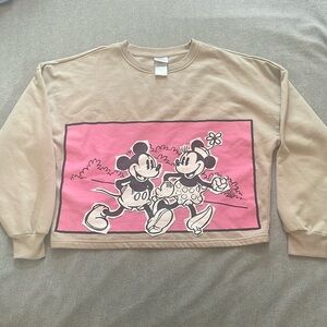 Mickey & Minnie boxy fit sweater